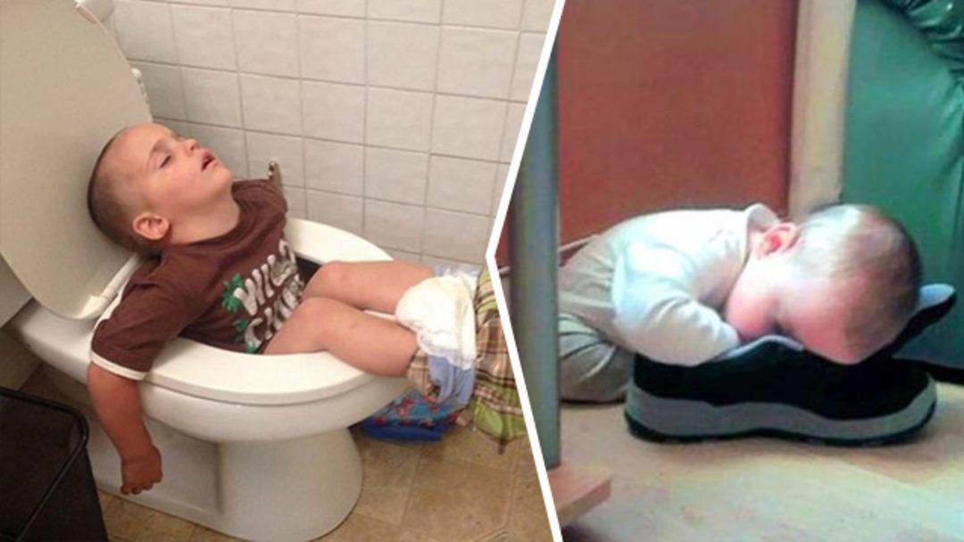 'Uykunun yeri ve zamanı olmaz' dedirten fotoğraflar