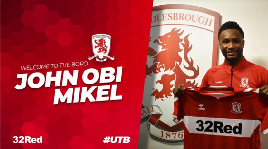 Middlesbrough John Obi Mikel'i renklerine bağladı