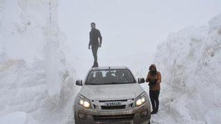 Kato Dağı'nda 7 metre karda vatan nöbeti 