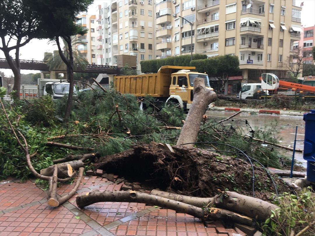 Antalya'yı fırtına vurdu!  