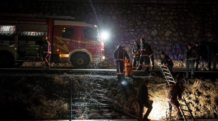 Ankara'da şaşkına &ccedil;eviren g&ouml;r&uuml;nt&uuml;! G&ouml;renler hemen polisi aradı