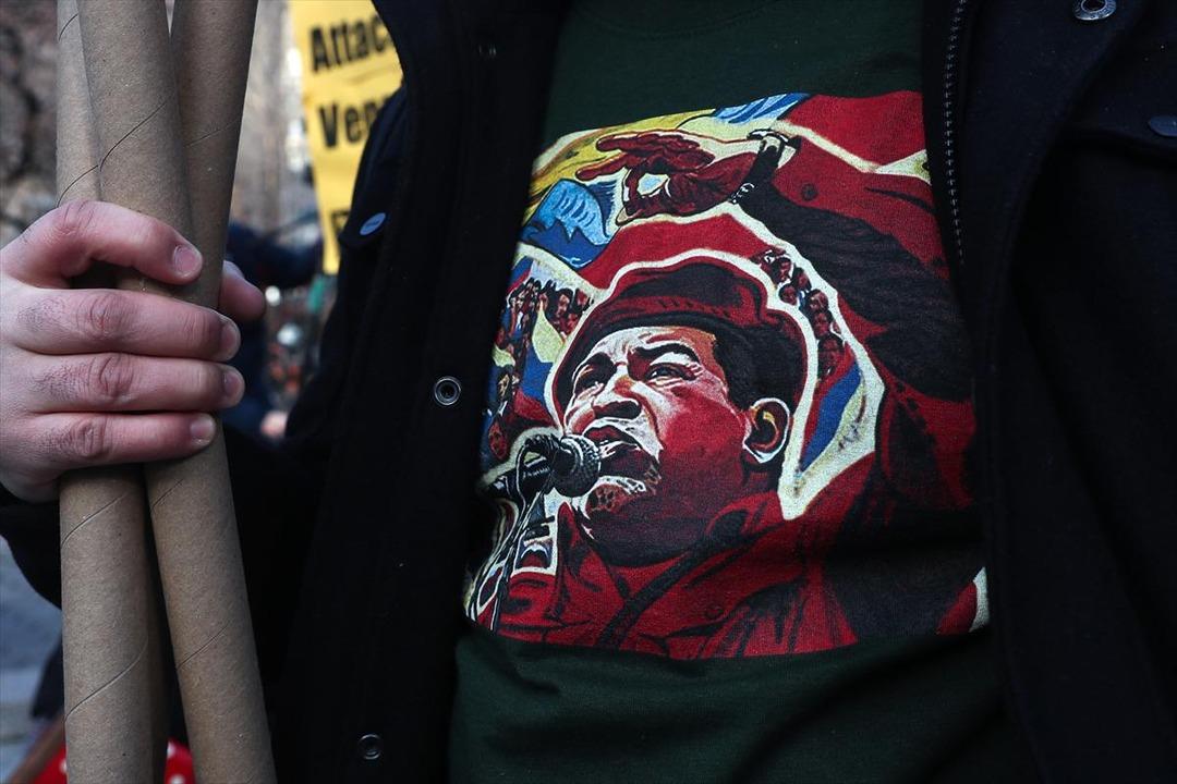 New York'ta Maduro'ya destek g&ouml;sterisi 