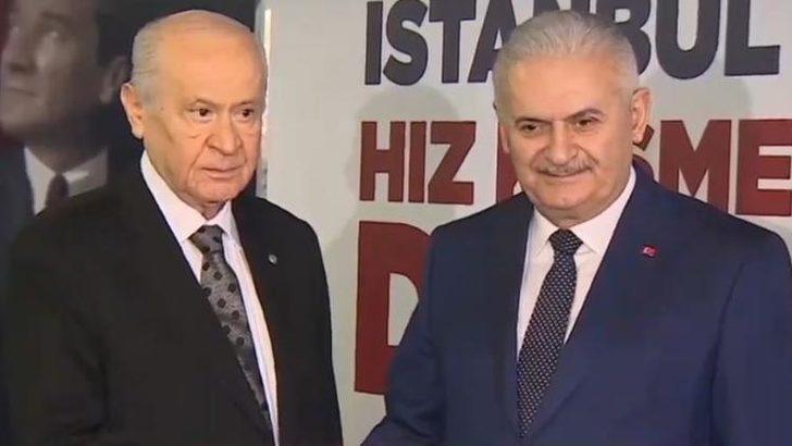 MHP lideri Bahçeli, TBMM Başkanı Yıldırımı ziyaret etti MHP lideri Bahçeli, TBMM Başkanı Yıldırımı ziyaret etti