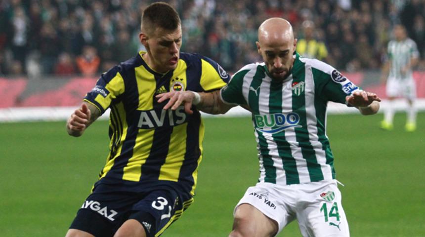 Bursaspor ligde son 5 maçta galibiyet elde edemedi