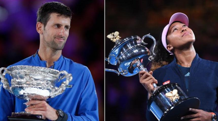 Novak Djokovic yerini korudu, Naomi Osaka zirveye &ccedil;ıktı