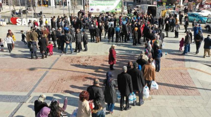 Karab&uuml;k&rsquo;&uuml;n Safranbolu il&ccedil;esinde bez &ccedil;anta kuyruğu