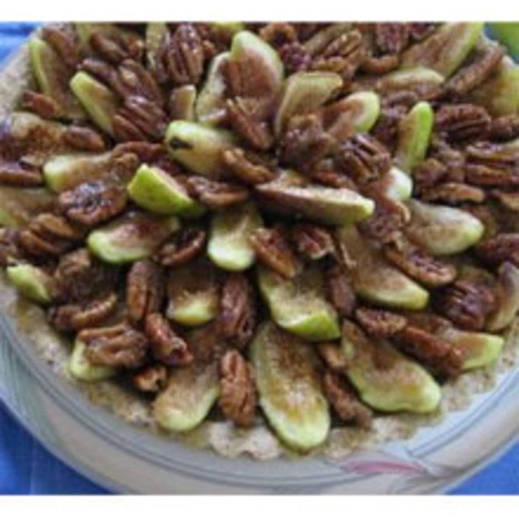 İncirli ve Cevizli Krokanlı Tart