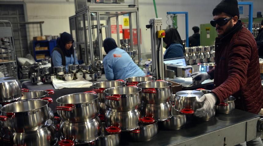 Metal mutfak eşyalarının yüzde 70'i Kahramanmaraş'ta üretiliyor