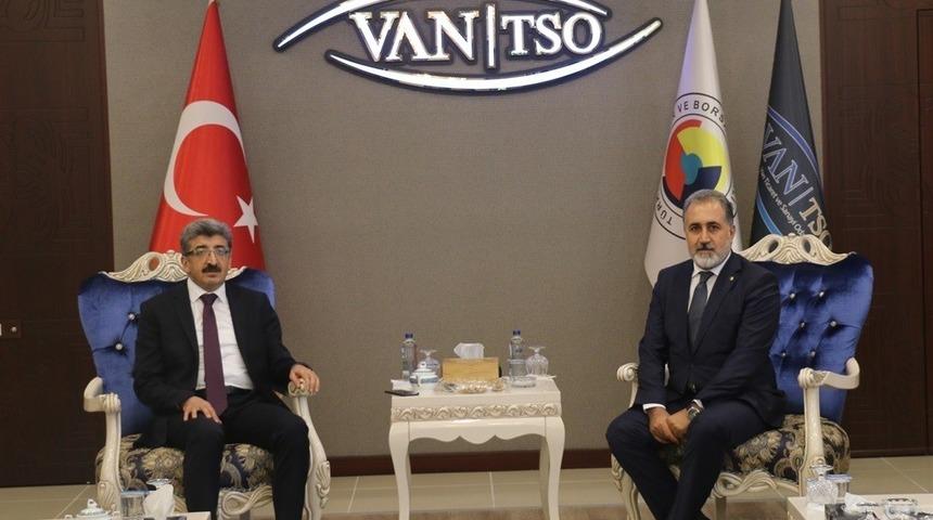 Van Valisi Bilmez&rsquo;den Van TSO&rsquo;ya ziyaret
