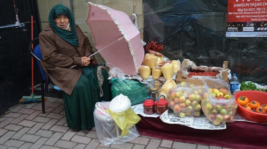 Şerife ninenin soğukla imtihanı