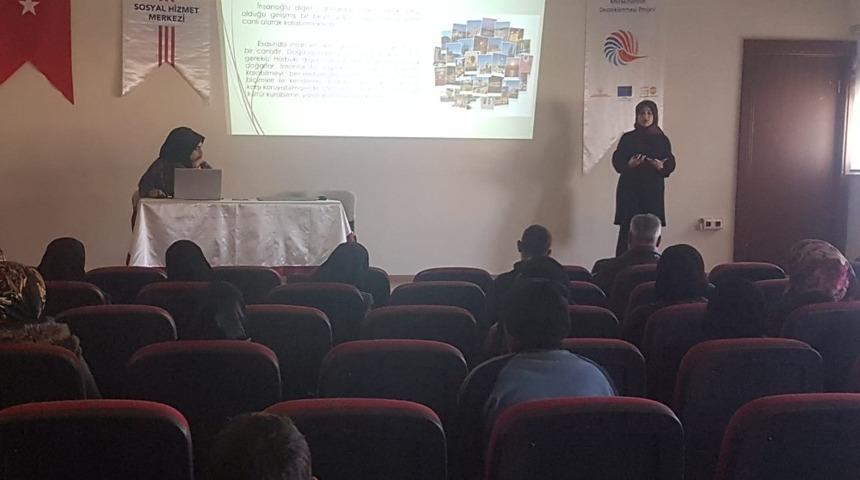 Kadınlara aile i&ccedil;i iletişimin temel eğitimi verildi