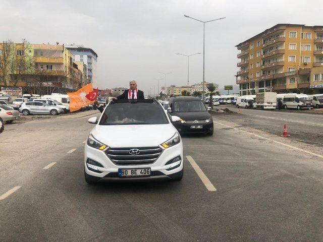 Cumhur ittifakı adayı Kavak’a muhteşem karşılama