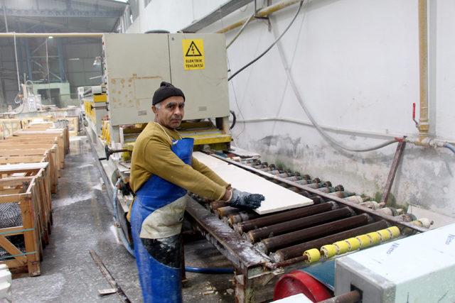 Burdur'daki mermer sektörü 158 milyon dolarlık ihracat yaptı