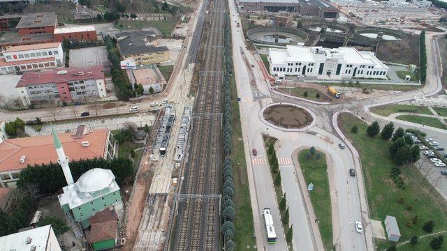 Sekapark- Plajyolu tramvay hattı 1. etabında sona doğru