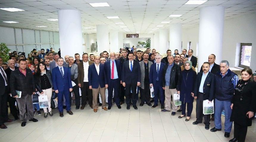 Ke&ccedil;i&ouml;ren Belediyesi, Ocak doğumlu personelin doğum g&uuml;n&uuml;n&uuml; kutladı