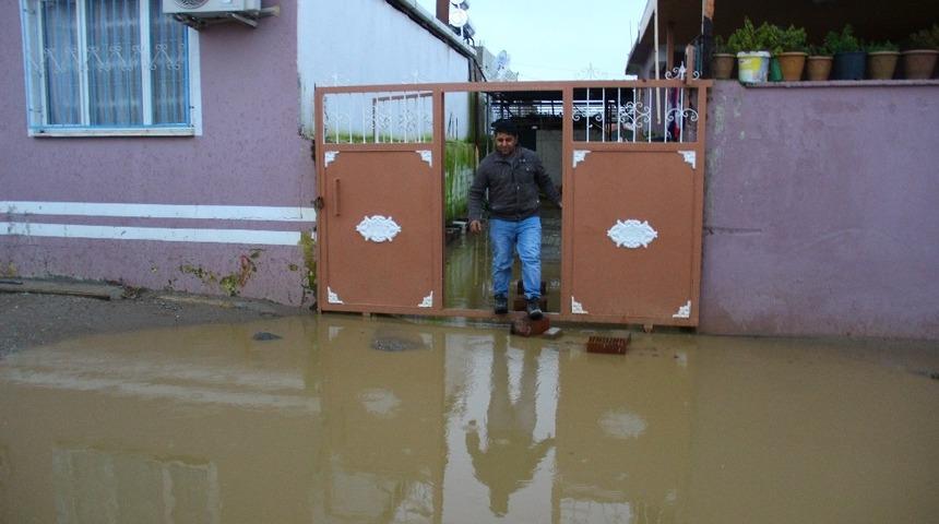 Acarlar yağmurla birlikte &ccedil;amur deryasına d&ouml;nd&uuml;