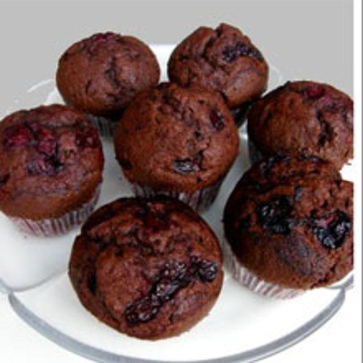 Vişneli &Ccedil;ikolatalı Muffin