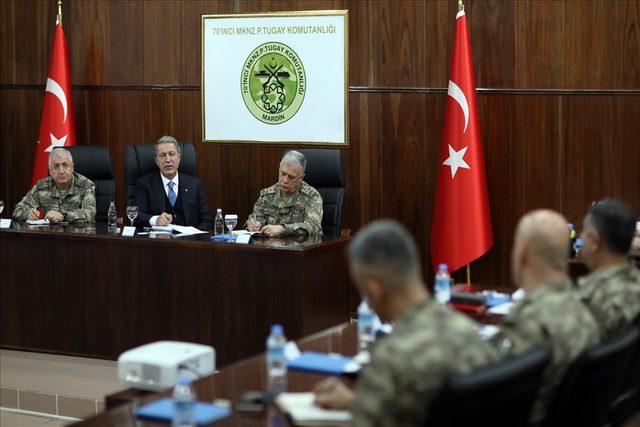 Mili Savunma Bakanı Akar, Mardin'de (2)