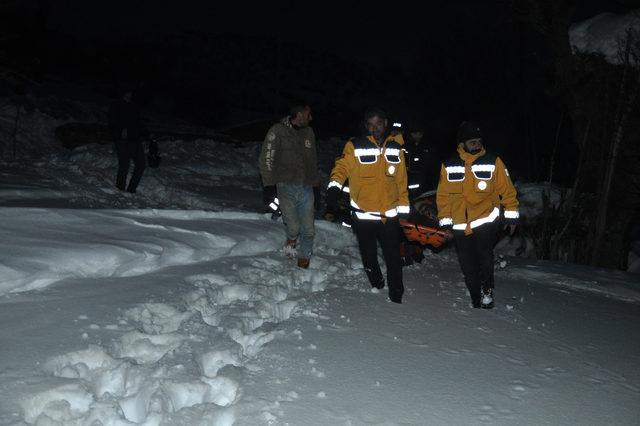 Tunceli'de nefes kesen hasta kurtarma çalışması