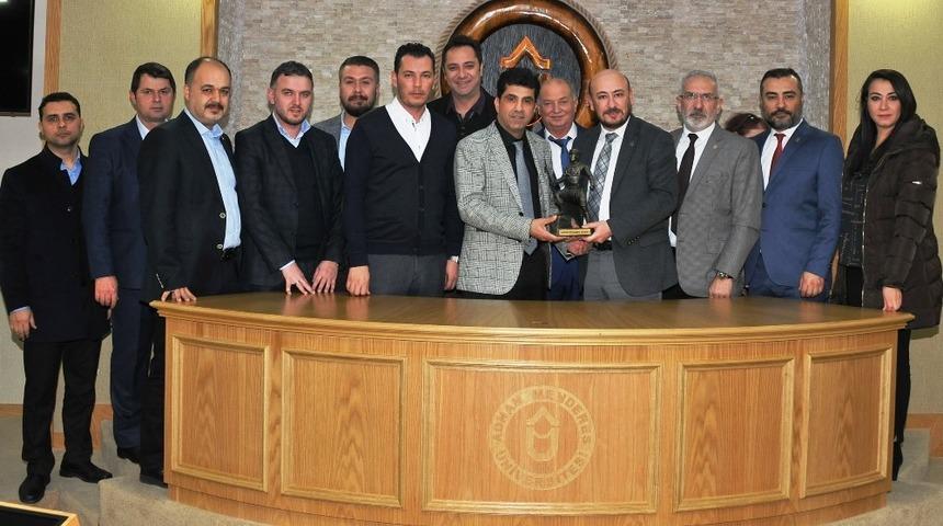 AYTO Başkanı Hakan &Uuml;lgen&rsquo;den Rekt&ouml;r Aldemir&rsquo;e ziyaret