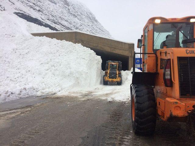 Çığ tüneli onlarca yolcunun hayatını kurtardı