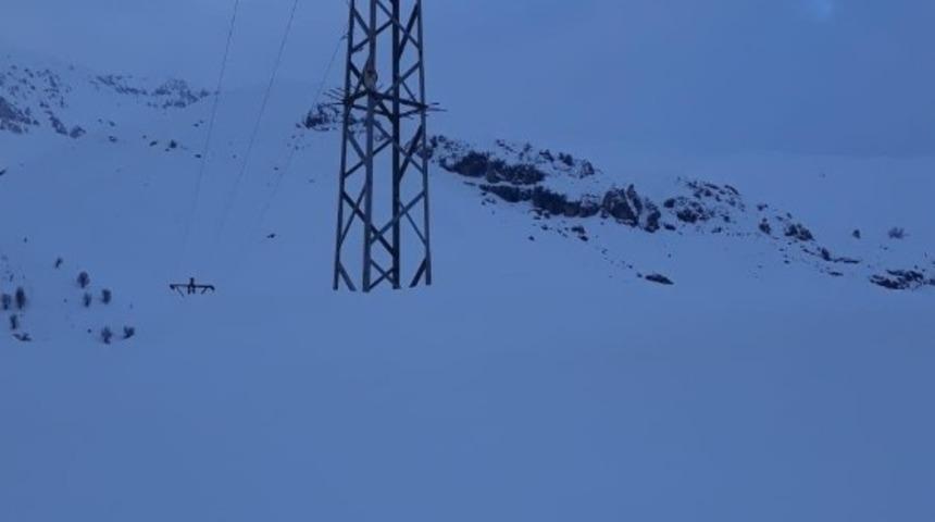 VEDAŞ ekiplerinin zorlu kış mesaisi