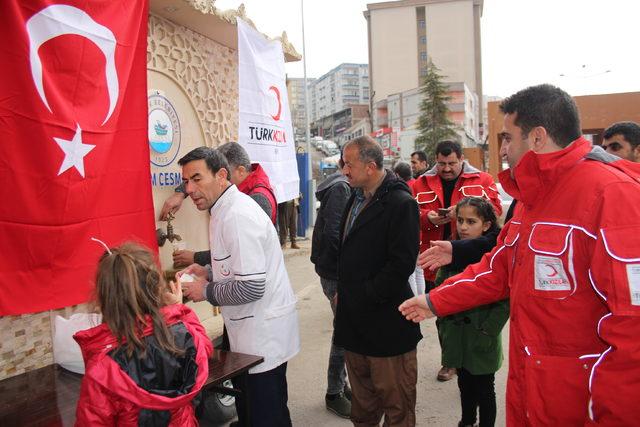 Türk Kızılayı'nın 'Acil kan bağışı' çağrısına Şırnak'tan destek