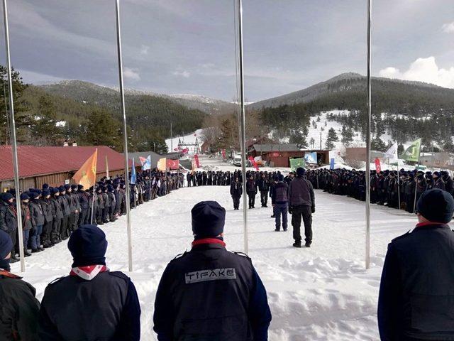 İzmitli izciler kış kampında