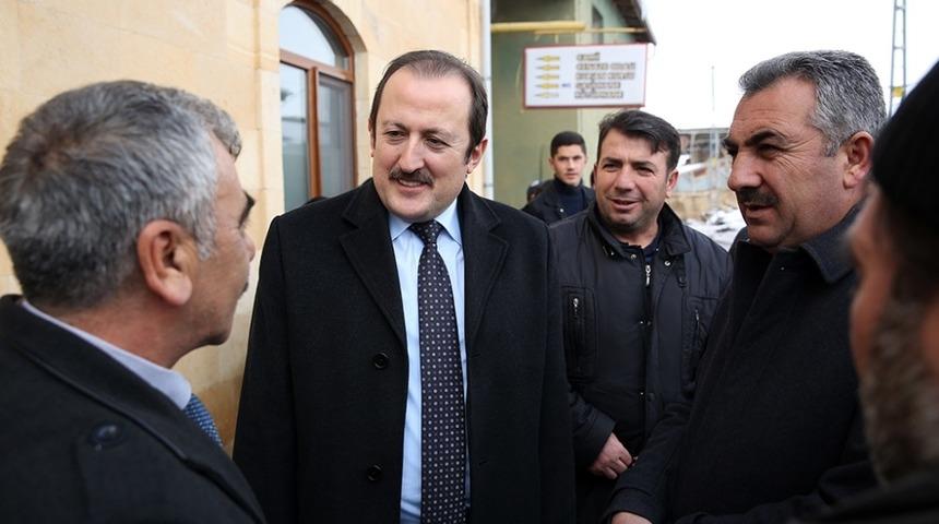 Vali Pehlivan, Mutlu K&ouml;y&uuml;&rsquo;nde vatandaşlar ve k&ouml;y muhtarları ile bir araya geldi