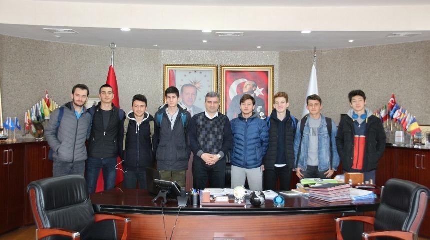 Başkan şampiyonları ağırladı