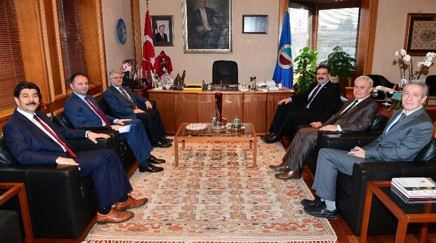 Rektör Çomaklı’ya ziyaretler