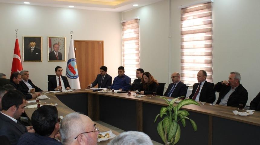 Hisarcık’ta muhtarlara uyuşturucuyla mücadele anlatıldı