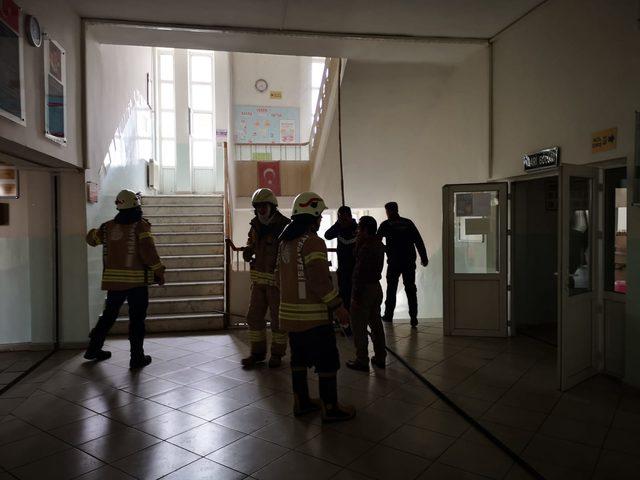  Üsküdar'da okulda yangın