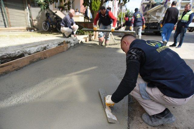 Altınordu’ya 22 km’lik kaldırım