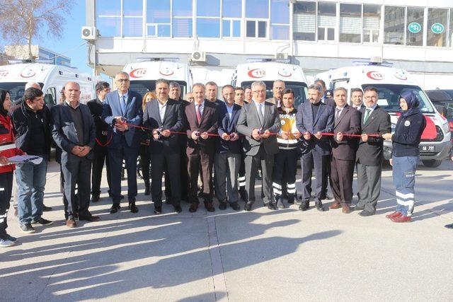 Adıyaman’da 4 yeni ambulans hizmete girdi