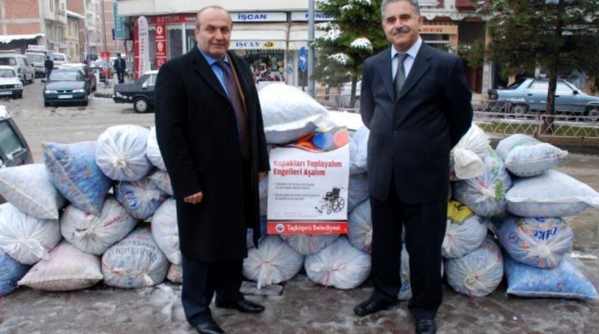 Taşk&ouml;pr&uuml;&rsquo;de &ldquo;Mavi Kapak Kampanyası&rdquo; devam ediyor