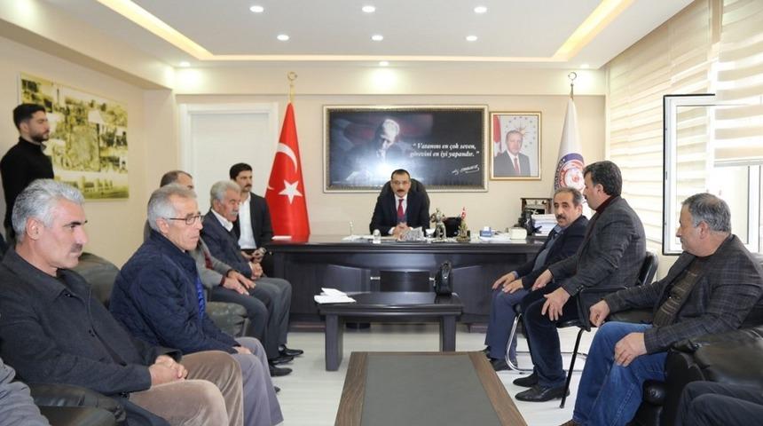 Başkan &Ccedil;elik, muhtarlarla bir araya geldi