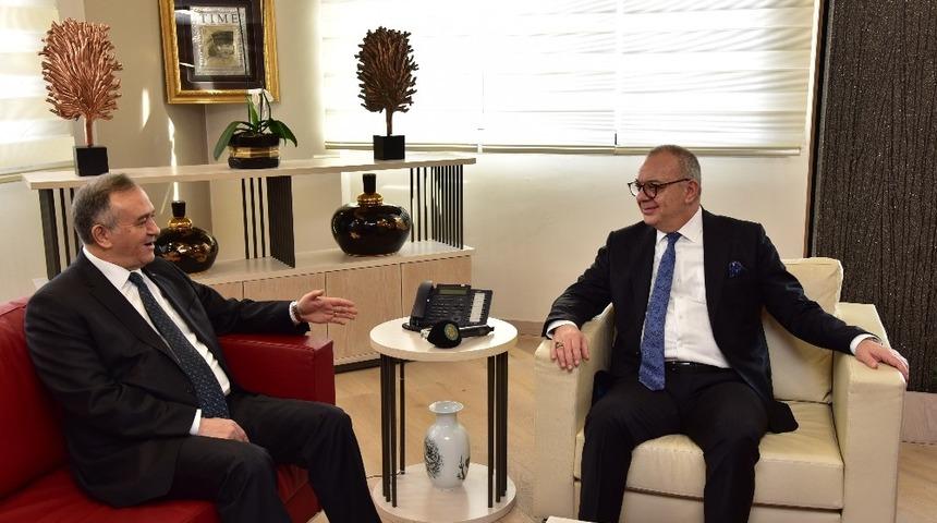 MHP Grup Başkanvekili Ak&ccedil;ay&rsquo;dan Başkan Erg&uuml;n&rsquo;e ziyaret