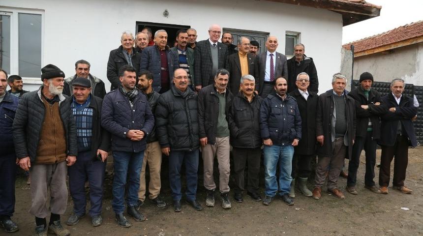 Kurt ve Büyükerşen Kireç sakinleriyle buluştu