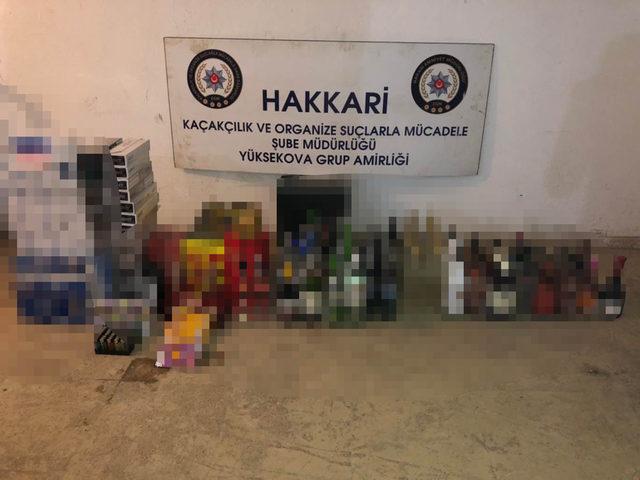 Hakkari'de kaçakçılık operasyonu