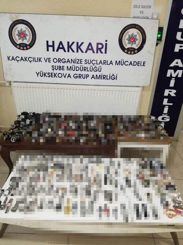 Hakkari'de kaçakçılık operasyonu