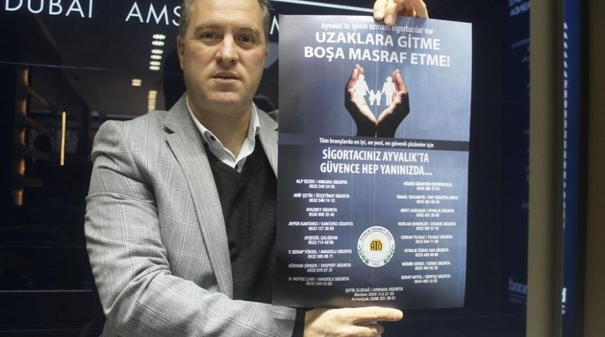 Ayvalık&rsquo;ta sigortacılardan kampanya