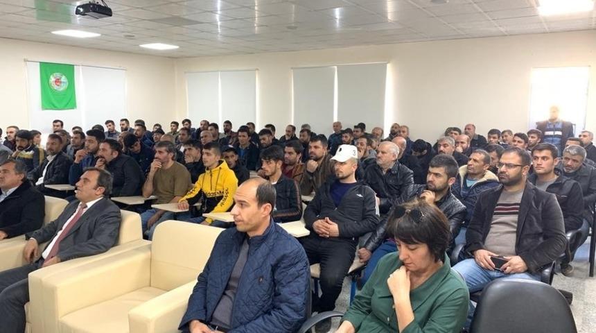 Kahta’daki Fırıncılara hijyen eğitimi verildi