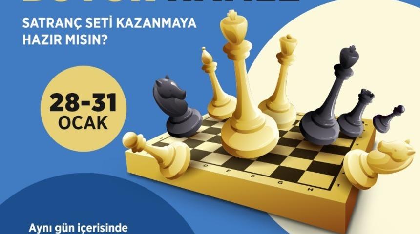 17 Burda AVM&rsquo;den satran&ccedil; seti hediye