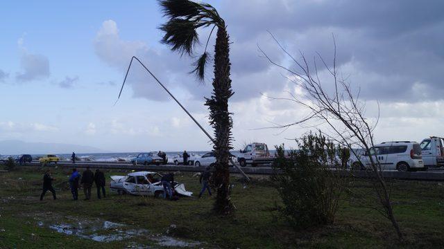 Antalya'yı fırtına vurdu; başına sac parçası çarpan Berivan öldü (8)