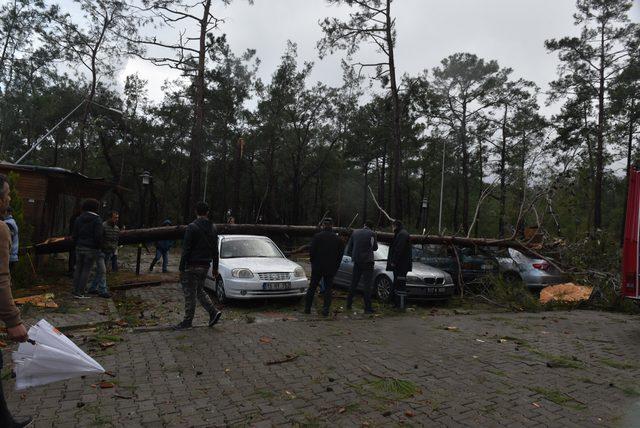 Antalya'yı fırtına vurdu; başına sac parçası çarpan Berivan öldü (6)