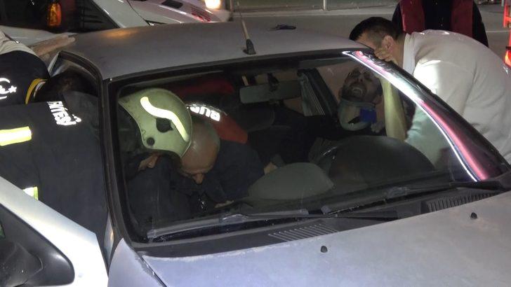 Bariyerlere ok gibi saplandı! Acı içinde kurtarılmayı bekledi G2