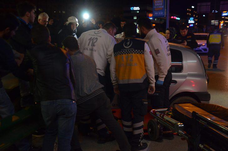 Bariyerlere ok gibi saplandı! Acı içinde kurtarılmayı bekledi G3