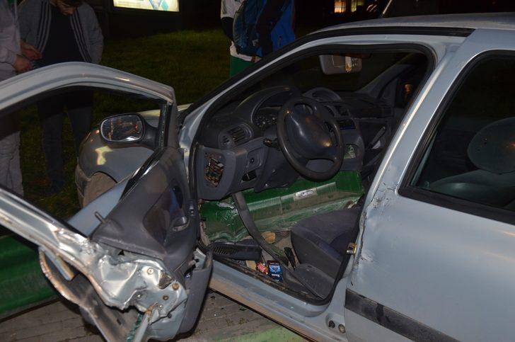 Bariyerlere ok gibi saplandı! Acı içinde kurtarılmayı bekledi G4