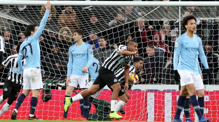 Manchester City, Newcastle United'a 2-1 mağlup oldu